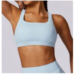 Sports Bra Manufacturer - Skin Friendly Cross Back Push Up Shockproof High Intensity