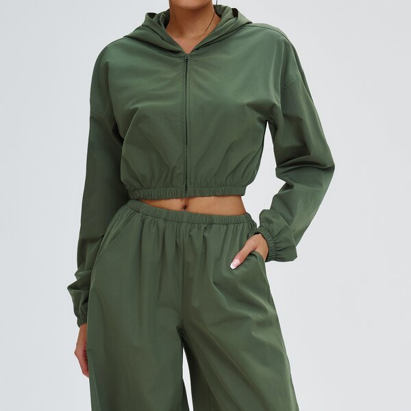 Sportswear Set Manufacturer - Long Sleeve Sun Protection Jacket & Casual Pants