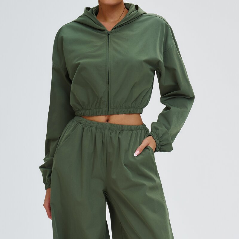 Sportswear Set Manufacturer - Long Sleeve Sun Protection Jacket & Casual Pants