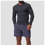 Sport Top Manufacturer - Men's Seamless Compression Quick-Dry Moisture Wicking Long Sleeve