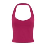 Sports Vest Manufacturer - Custom Logo Halter Beautiful Back Quick-Drying Built-In Pad