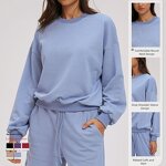 Sweatshirt Manufacturer - Women's Windproof Soft Plus-Size Loose Fit Oversized