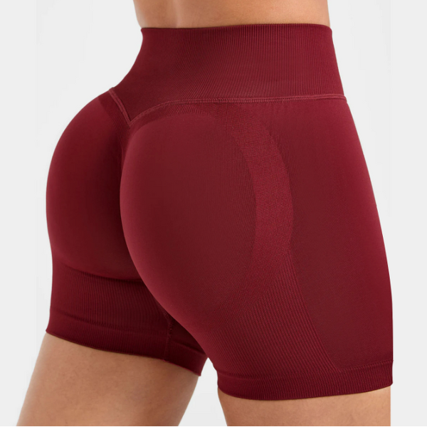 Yoga Shorts Manufacturer - Customize Color Stable Rebound Elastic Waist Seamless Hip Lifting
