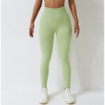 Yoga Legging Manufacturer - Plus Size Women Seamless High Waist Scrunch Butt Lift