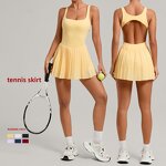 Sports Dress Manufacturer - Women's I-Shaped Large Backless with Pockets