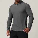 T-Shirt Manufacturer - Men's Casual Quick-Dry Long Sleeve Hooded for Running Gym
