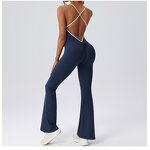 Yoga Jumpsuit Manufacturer - Wholesale Custom Logo Backless Sexy One Piece