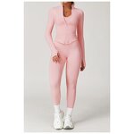 Workout Jacket Manufacturer - Women's Quick Dry Lightweight Zip Up Cropped Slim Fit