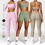 Yoga Pants Set Manufacturer - Custom Women High Waist Scrunch Butt Tight Booty Lifting