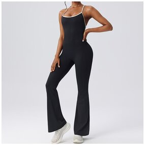 Yoga Jumpsuit Manufacturer - Wholesale Custom Logo Backless Sexy One Piece