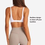 Activewear Bra Manufacturer - Women's High Quality Custom Comfortable Backless Push-Up