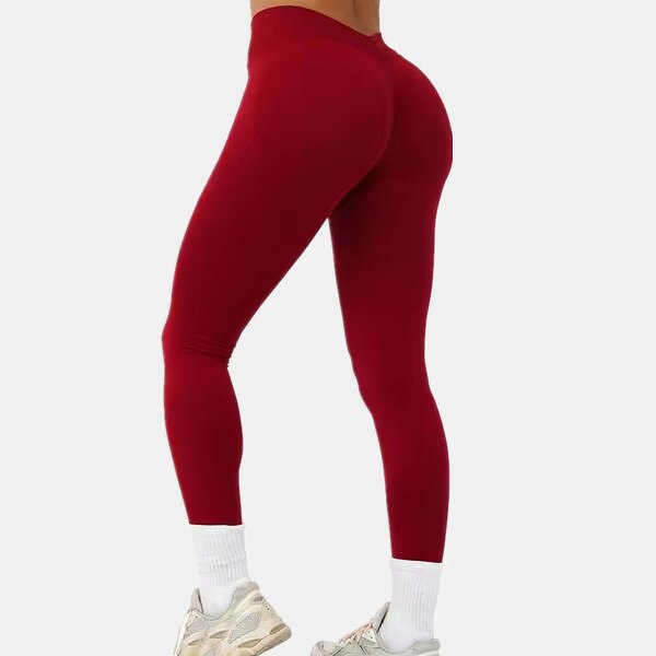 Yoga Leggings Manufacturer - Seamless Women Scrunch Butt V Hip-Lifting Custom Logo