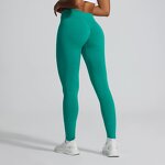 Gym Leggings Manufacturer - Contour 2.0 Butt High Waisted Scrunch Seamless Ribbed