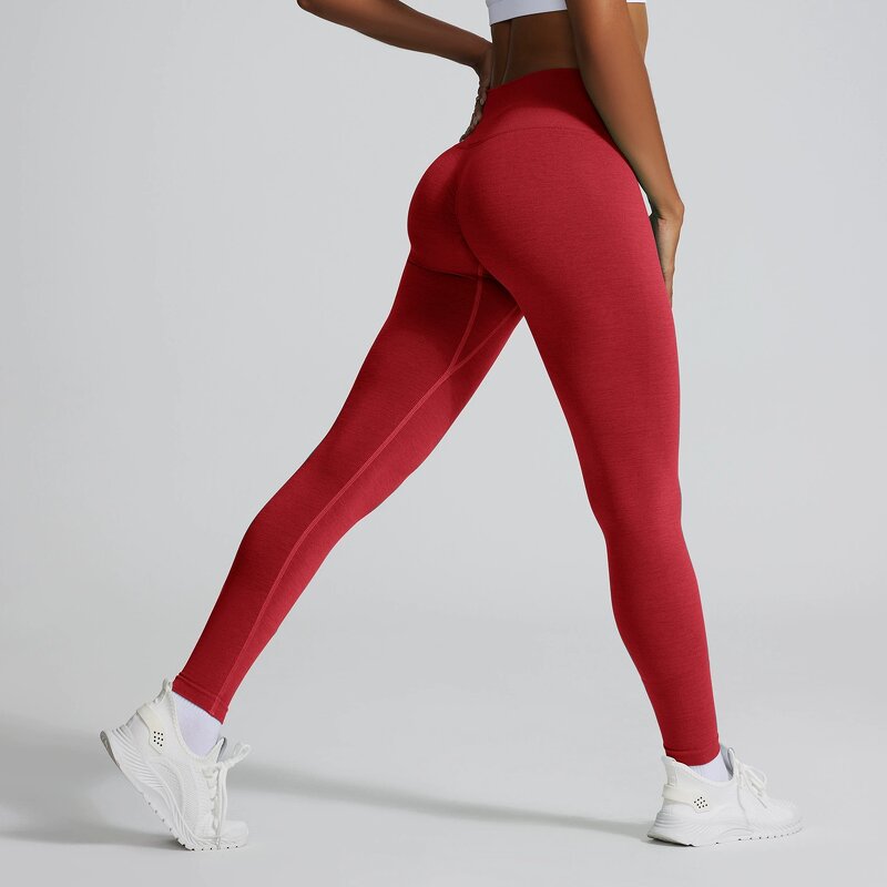 Gym Leggings Manufacturer - Contour 2.0 Butt High Waisted Scrunch Seamless Ribbed