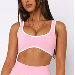 Sports Bra Manufacturer - Wholesale Custom Quick Dry Push Up Color Blocking