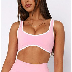 Sports Bra Manufacturer - Wholesale Custom Quick Dry Push Up Color Blocking