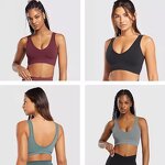 Sports Bra Manufacturer - U-Neck Collar Design with Pads U Shape Back