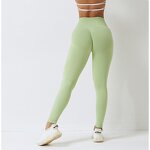 Yoga Legging Manufacturer - Plus Size Women Seamless High Waist Scrunch Butt Lift