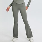 Yoga Pants Manufacturer - Custom Logo Breathable High Waist Tummy Control Flared Leg
