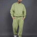 Sweatsuit Manufacturer - Wholesales Custom 400g Cotton+Polyester Fleece Lined Hoodie