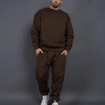 Sweatsuit Manufacturer - Wholesales Custom 400g Cotton+Polyester Fleece Lined Hoodie