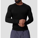 Sport Top Manufacturer - Men's Seamless Compression Quick-Dry Moisture Wicking Long Sleeve