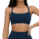 Sports Bra Manufacturer - Yoga Cross Square Neckline Cloud Sense Breathable High-Support