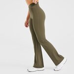 Yoga Pant Manufacturer - Custom High Waisted V Shape Flared Leg for Women