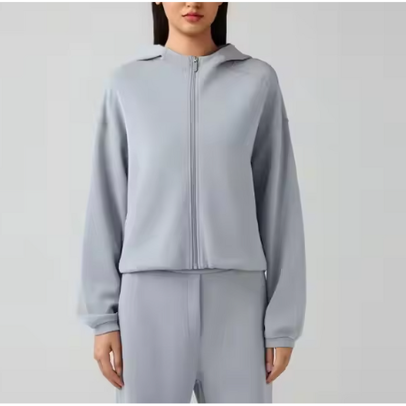 Sports Top Manufacturer - Hooded Zipper Cardigan Loose Casual Hoodie for Autumn Winter