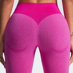 Leggings Manufacturer - Sports Seamless Nylon Patchwork High Waist V Shape