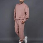 Sweatsuit Manufacturer - Wholesales Custom 400g Cotton+Polyester Fleece Lined Hoodie