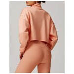 Workout Coat Manufacturer - Women Winter High Quality Hoodies with Zipper Gym Top