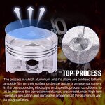 Motorcycle Piston Manufacturer - 400CC FZ400 1997-1999 +25/+50 DIA56.25-56.5mm