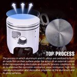 Motorcycle Piston Manufacturer - 200CC KDX200 for KAWASAKI KDX High Precise Piston