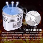 Motorcycle Piston Manufacturer - 250CC for Yamaha FZ250 FZR250 1HX Thin Skirt