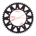 Motorcycle Rear Sprocket Manufacturer - 520-49T Carburized for Yamaha YZ125 YZ250