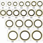 Washer Gasket Manufacturer - 42-60mm Metal Rubber Bonded Oil Drain Plug Flat
