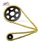 Motorcycle Sprocket Kit Manufacturer - 420-120L New Design Chain Sprocket Set Parts
