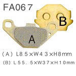 Motorcycle Brake Pad Manufacturer - GN125 Ceramic Disc Brake Pad for Suzuki