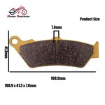 Motorcycle Brake Pad Manufacturer - FA209 for KTM Aprilia BMW Ducati 125-650CC
