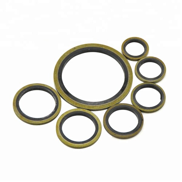 Washer Gasket Manufacturer - 42-60mm Metal Rubber Bonded Oil Drain Plug Flat