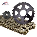 Motorcycle Sprocket Kit Manufacturer - 420-120L New Design Chain Sprocket Set Parts