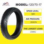 Motorcycle Tire Manufacturer - 1000/1300cc Front Tubeless for KAWASAKI Z1000 GSXR1300