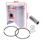 Motorcycle Piston Manufacturer - 250CC 66mm Pin19MM for Honda CRM250 Off Road