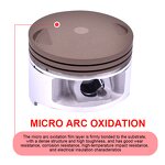 Motorcycle Piston Manufacturer - 225CC XT225 DIA70mm-70.75mm Pin16mm 5HO Piston