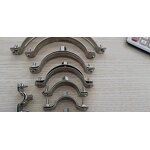 Pipe Clamp Manufacturer - 4 Inch Stainless Steel Heavy Duty EPDM Rubber for PVC Pipe