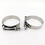 Hose Clamp Manufacturer - Adjustable Stainless Steel T Bolt for Hydraulic Silicone Hose Heavy Duty