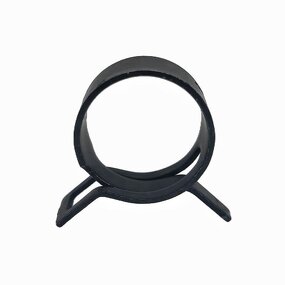 Hose Clamp Manufacturer - 15mm Diameter Steel Loop Spring Band Self Clamping Double Wire