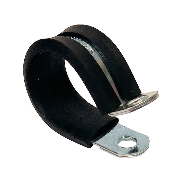 Hose Clamp Manufacturer - EPDM Rubber Lined P Clip for Fuel Pipe