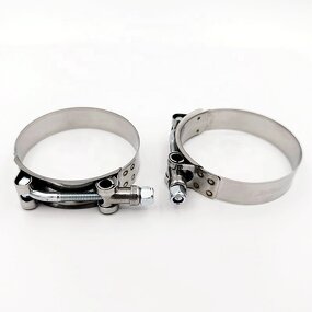 Hose Clamp Manufacturer - Adjustable Stainless Steel T Bolt for Hydraulic Silicone Hose Heavy Duty